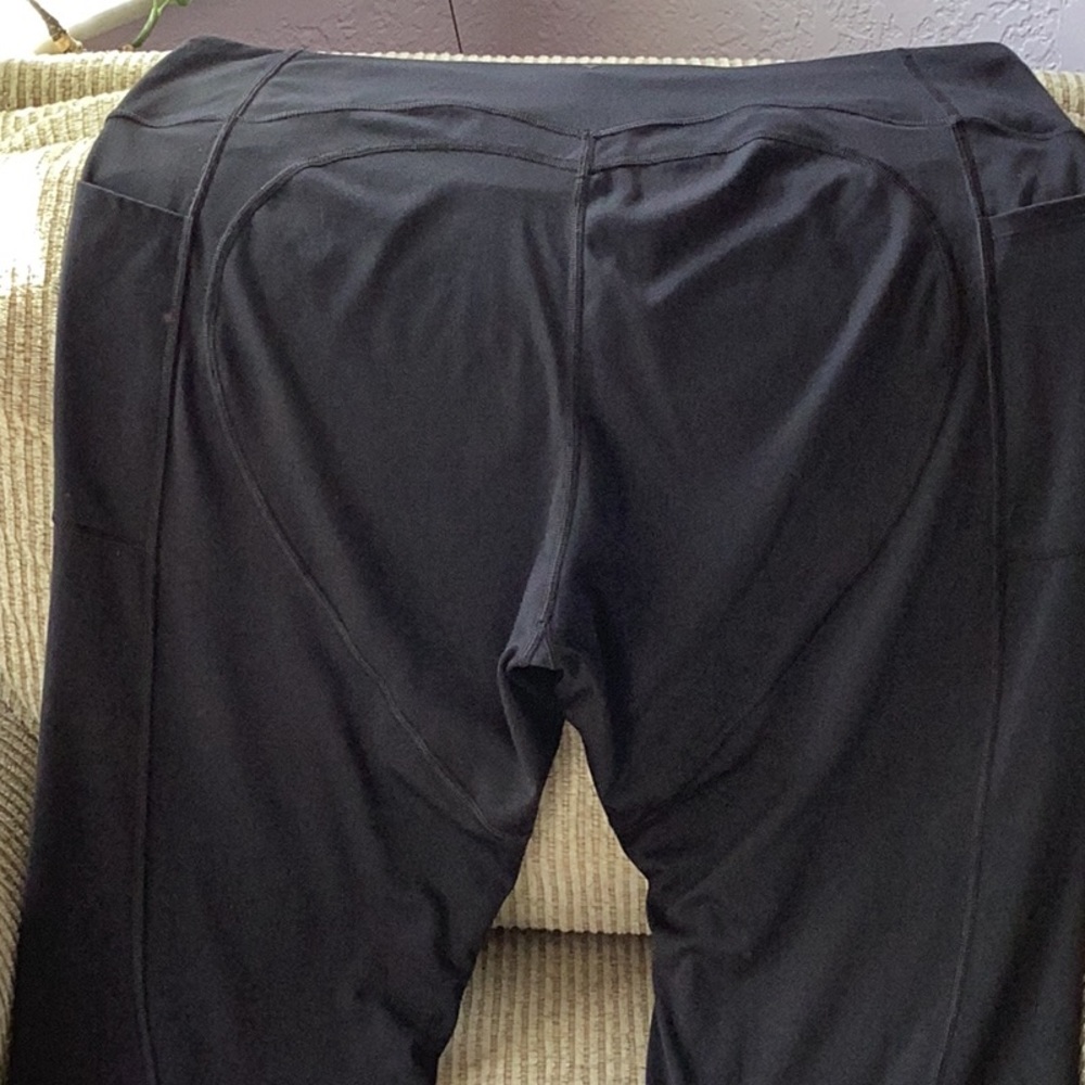NWOT Victoria Secret On Point Flow Heart Stitch Yoga Pant XXL 7/4 Length Pockets - Picture 6 of 6